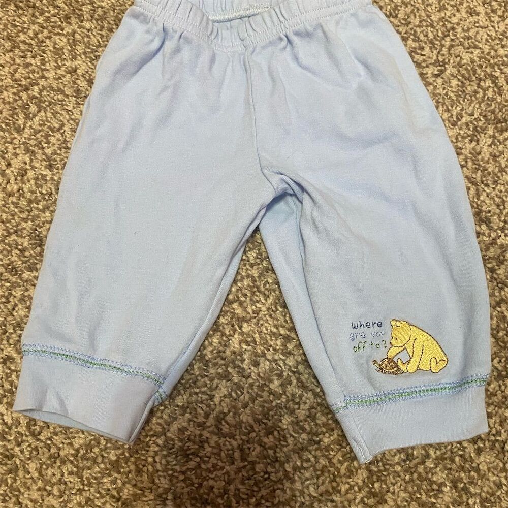 Disney Classic Pooh Baby Jogger Pants Blue 3-6 Months Unisex Toddler